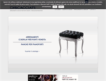 Tablet Screenshot of discacciatisrl.com